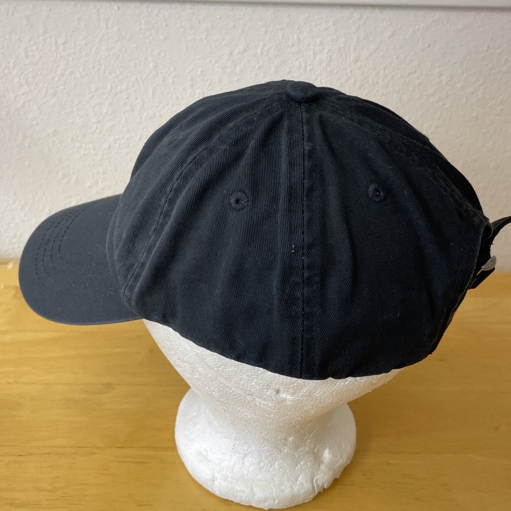 Acne Studios Hat Mens One Size Black Logo Baseball Cap Adjustable Back Outdoor - Picture 7 of 16